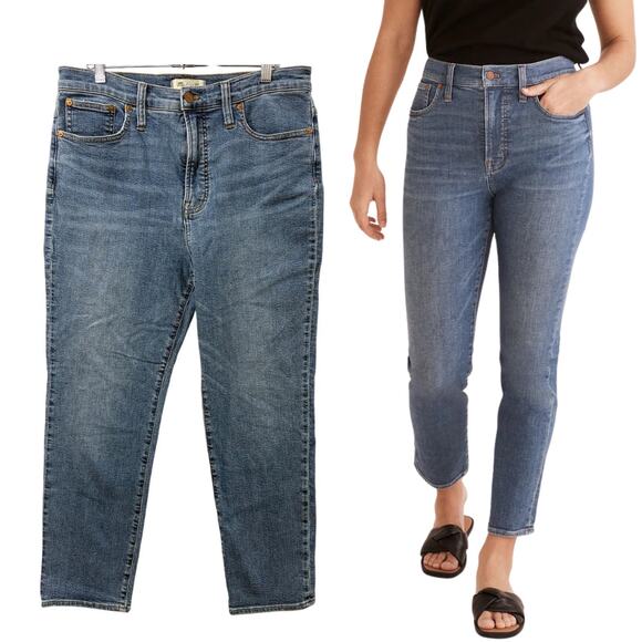 Madewell Denim - Madewell Womens Size 31 The Perfect Vintage Jeans High Rise 90s Mom Stretch